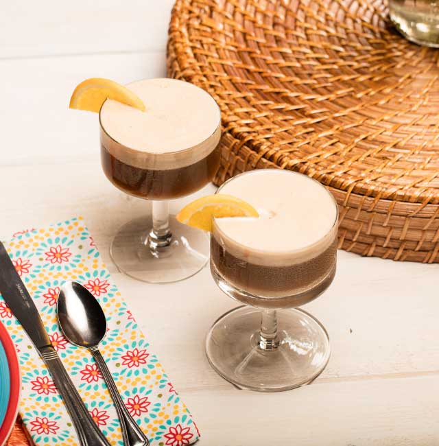 Orange and Black Fizz